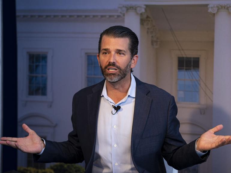 Donald Trump Jr. has raised questions over Joe Biden’s cancer diagnosis.