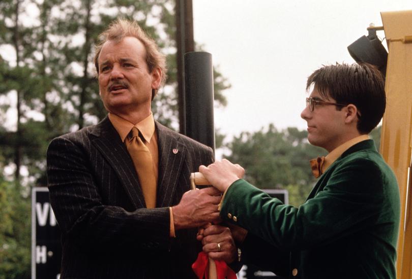 Bill Murray and Jason Schwartzman in Rushmore.
