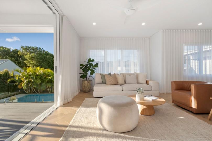 The property features plenty of open plan living.