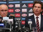 Paul Little (left) has refused to rule out a push to return to Essendon’s board. 