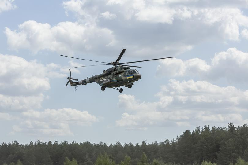 Kateryna, a senior lieutenant and the Ukrainian Army’s only female combat pilot, returns from a mission, in eastern Ukraine, April 30, 2025. The country’s military says it wants more women fighting, but sexism remains an obstacle, activists and female soldiers say.