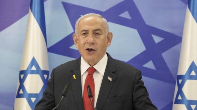 Israeli Prime Minister Benjamin Netanyahu has dispatched a high-level delegation to Qatar. (AP PHOTO)
