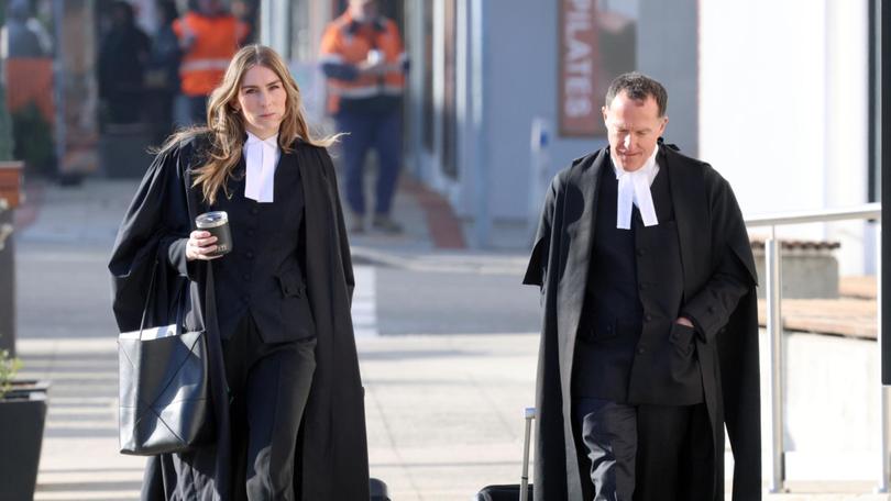 Ms Patterson’s defence is being led by barristers Sophie Stafford and Colin Mandy SC. Picture: NewsWire/ David Crosling