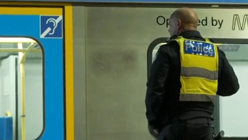 A teenage girl is now in hospital after an alleged stabbing attack at a Melbourne train station.