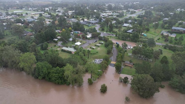 Residents in the NSW Mid North Coast are battling rising rivers after being deluged by rain.
