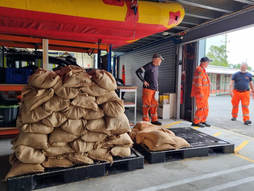SES are urging locals to listen to evacuation orders after some residents have been left trapped.