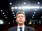 Sam Altman, chief executive officer of OpenAI Inc., sitting before a Senate Commerce, Science, and Transportation Committee hearing in Washington earlier this month.