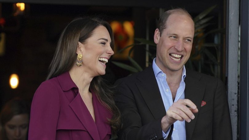 Time Magazine says royal power couple the Prince and Princess of Wales are "attuned to social issues". (AP PHOTO)