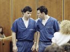 Lyle, left, and Erik Menendez fatally shot their parents in their Beverly Hills mansion in 1989. (AP PHOTO)