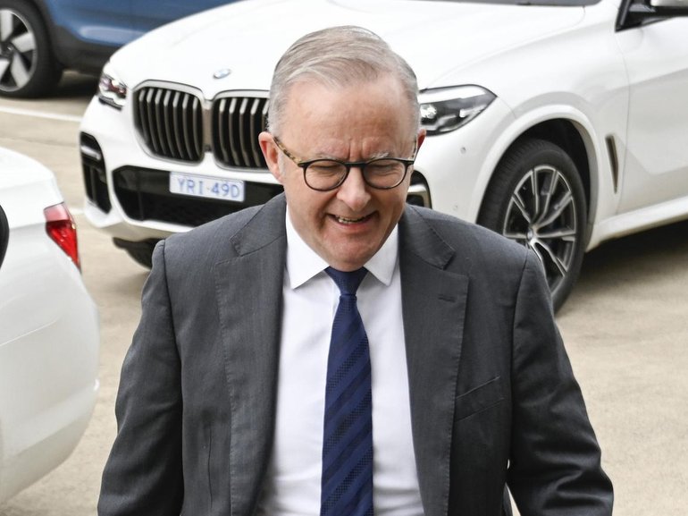 The Prime Minister has made a rare appearance at the National Press Club to hear from the man who helped orchestrate Labor’s stomping election win.