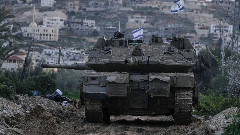 The Israeli army says its soldiers have fired ‘warning shots’ as a foreign delegation visited Jenin.
