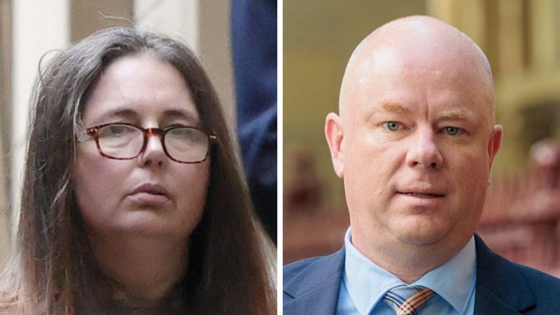 Ms Patterson and her estranged husband Simon Patterson. Picture: NewsWire