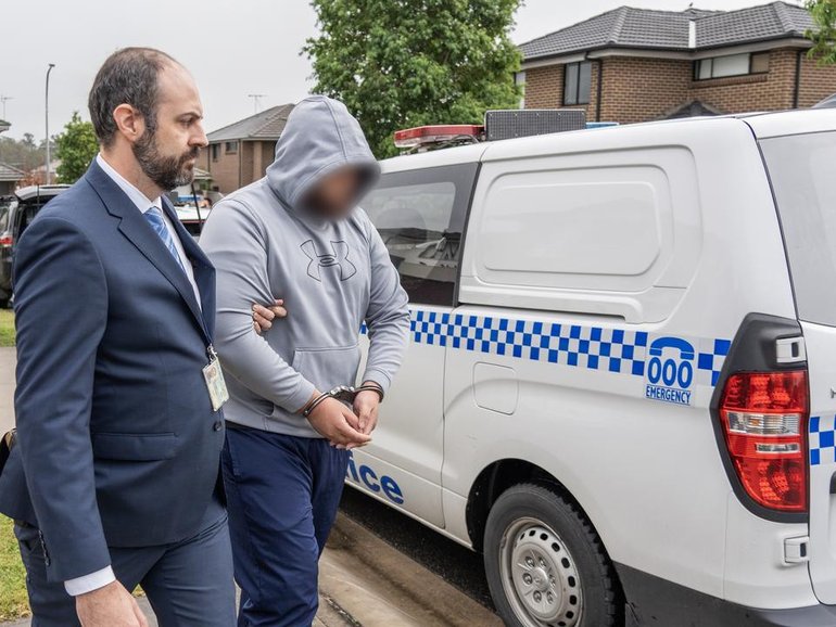 Police have arrested a man over the shooting of two brothers in Marrickville, Sydney. (HANDOUT/NSW POLICE)