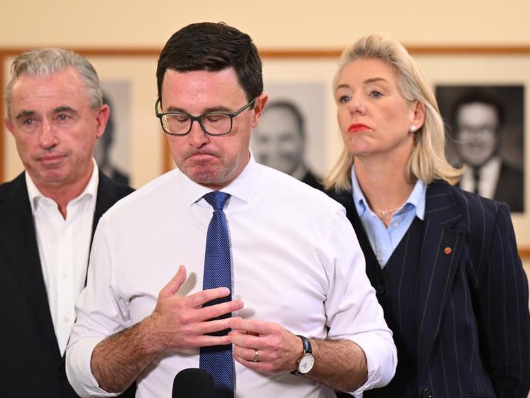 A leaked letter has ignited claims that National Senate Leader Bridget McKenzie (right) was considering a Coalition split even before the Liberal’s elected a new leader.