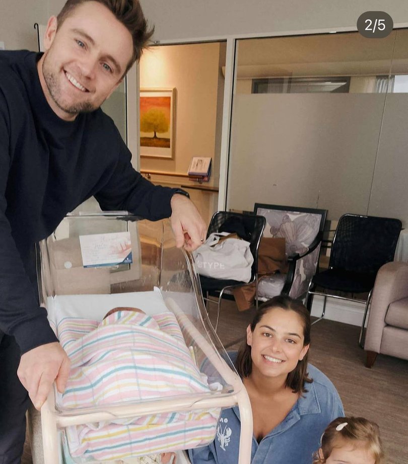Sunrise reporter Liam Tapper and his wife, Georgia, have welcomed their second daughter, Josie, a sister for Maya.