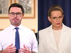 David Littleproud and Sussan Ley have re-entered negotiations in a bid to mend the coalition. (Lukas Coch/AAP PHOTOS)