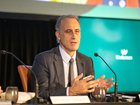 Wesfarmers boss Rob Scott at the group’s strategy day on Thursday.