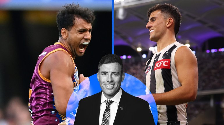 Callum Ah Chee’s Lions and Nick Daicos’ Magpies are the two top teams heading into round 11.