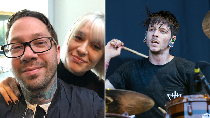 Music agency employee Dave Shapiro (left) has died in a jet crash, while drummer Daniel Williams (right) is feared dead.