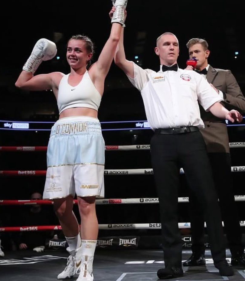O’Connor had a 3-0 record after making her professional debut in 2021