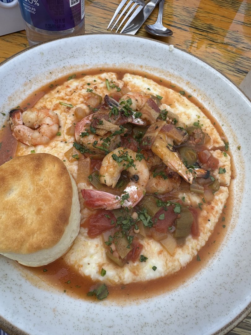 Sweet Milk Tennessee’s shrimp and grits.