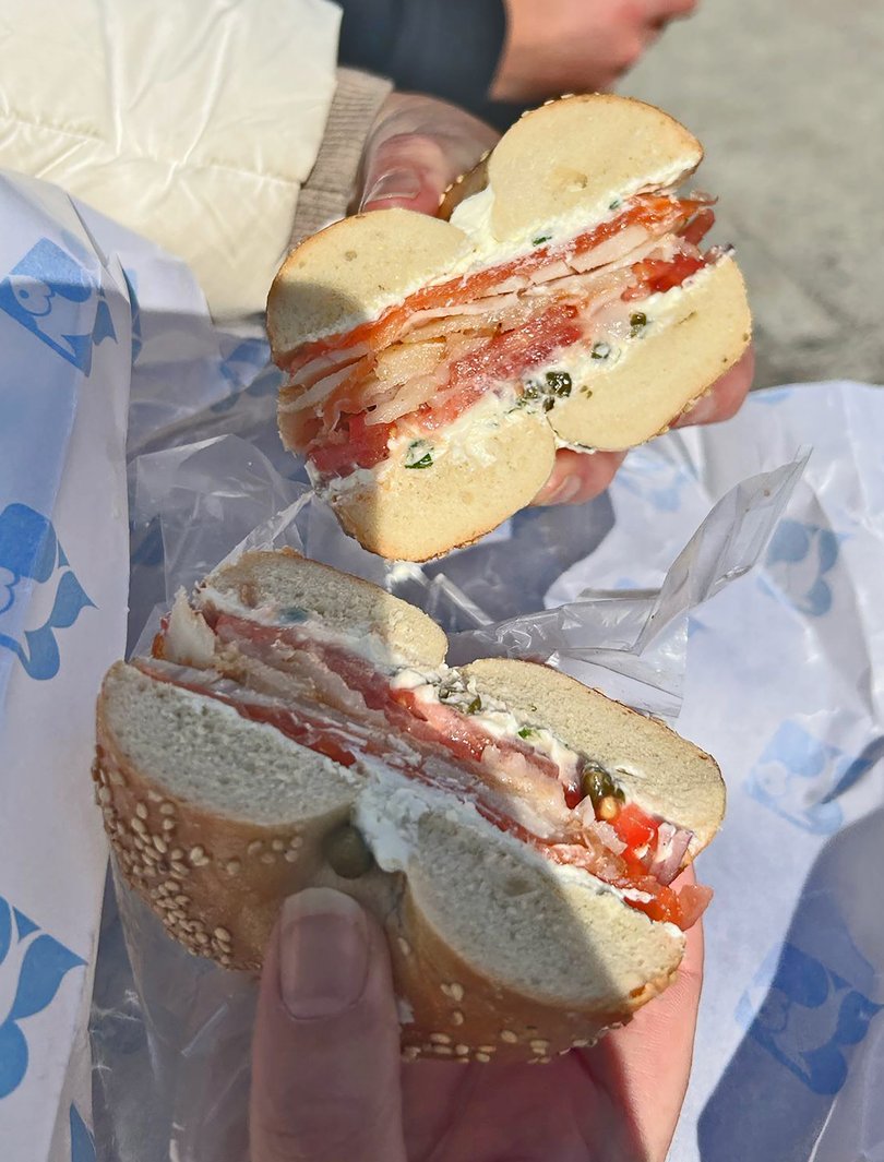 A Russ & Daughters bagel.