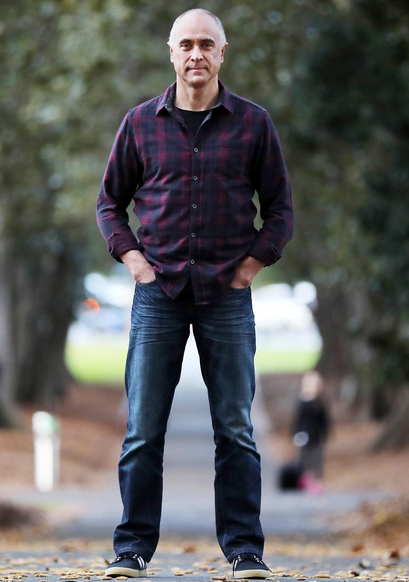 Ex footballer now mental health awareness ambassador Wayne Schwass. For Hamish McLachlan column.