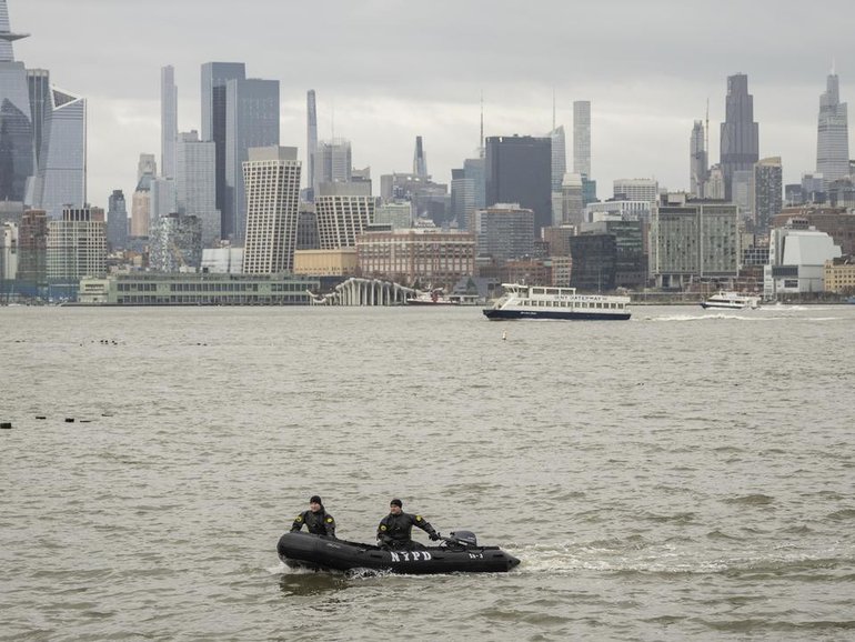 An explosion on a boat carrying raw sewage in NYC has killed one man and injured two  others. (AP PHOTO)