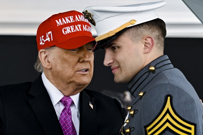 The president said the graduating cadets would enter a service no longer subject to “absurd ideological experiments” or “nation-building crusades.”