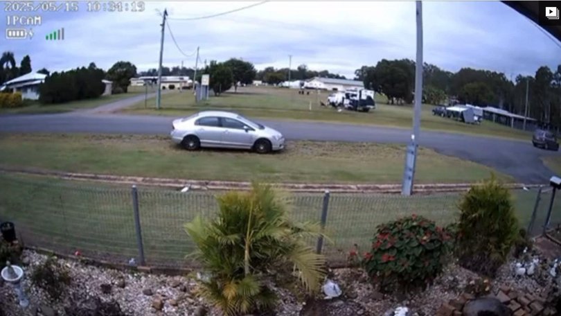 Footage has emerged of car allegedly involved in disappearance of missing Gin Gin teen Phoebe Bishop.