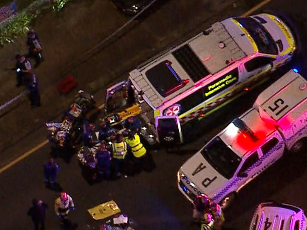 Two men have been injured as they were shot multiple times in Sydney’s west.