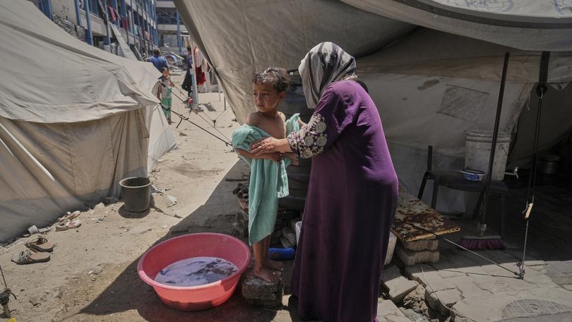 Israel's offensive has destroyed vast areas of Gaza and displaced 90 per cent of the population.
