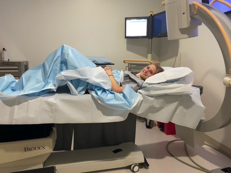 Anna Grace Phelan was diagnosed after undergoing an MRI.