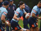 NSW playmaker Mitchell Moses is back in the Origin arena, albeit in an unfamiliar position. (Dean Lewins/AAP PHOTOS)