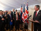 US Ambassador to to the UK Warren Stephens speaking about AUKUS at a London event.