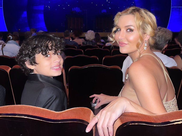 Clare McCann with her son Artreyu, who took his own life on Friday. 