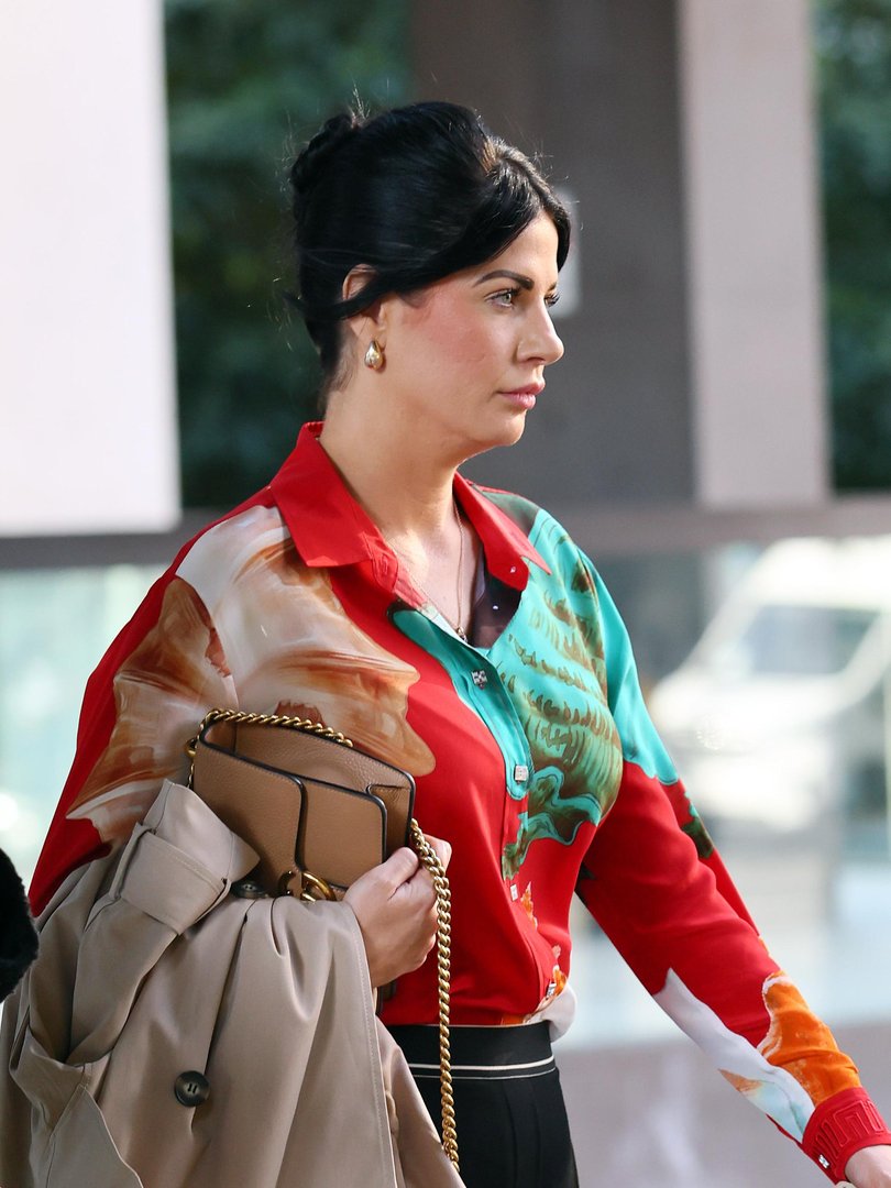 Kosha Richardson-Johnson, Mr Jenkinson’s widow, attended a pre-inquest conference at Brisbane Coroners Court on Monday. Picture: NewsWire/Tertius Pickard