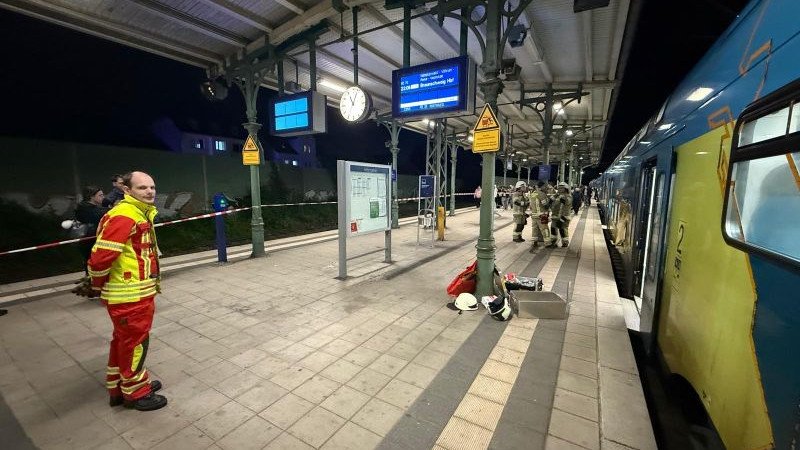 The man got stuck while searching for an AirPod that he had dropped.