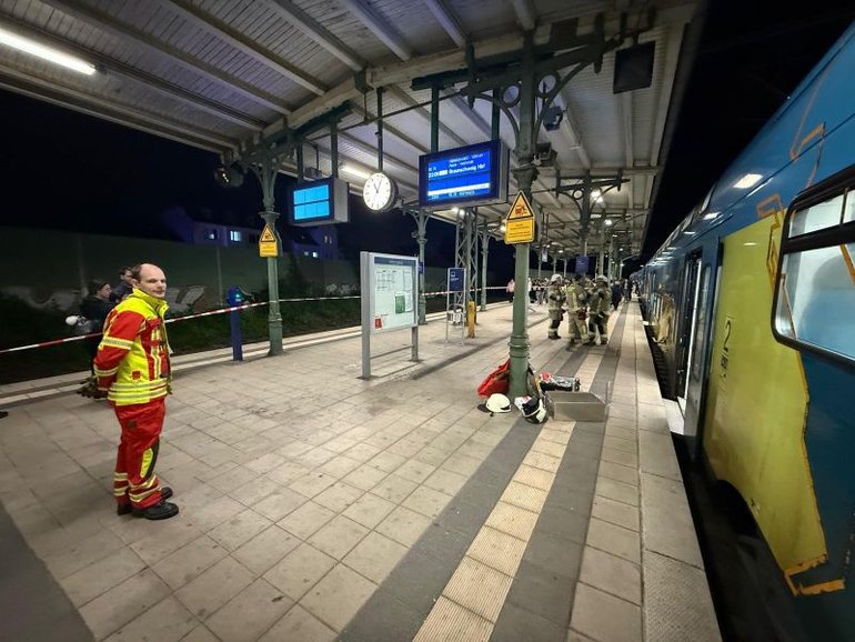 The man got stuck while searching for an AirPod that he had dropped. 