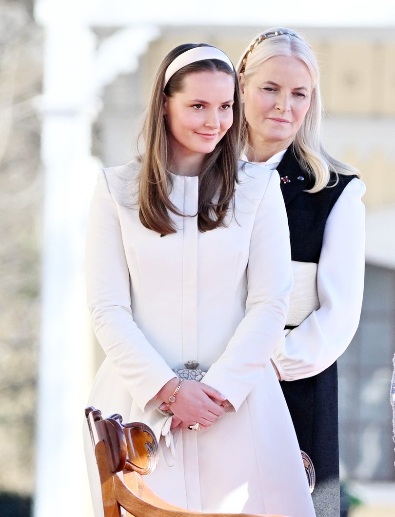 Princess Ingrid Alexandra with her mother, Crown Princess Mette-Marit.