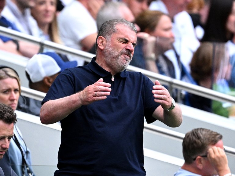Ange Postecoglou is frustrated by speculation over his future.
