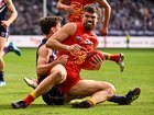 Gold Coast defender Sam Collins has fired back at St Kilda coach Ross Lyon, his former coach at Fremantle, saying he wasn’t interested in the opinion of the man who delisted him as a Docker.