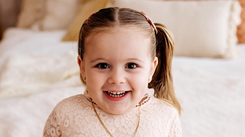 Sophia, 3, had a "huge" heart".