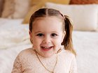 Sophia, 3, had a "huge" heart".
