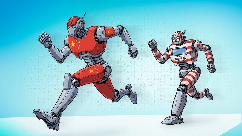 China is looking at using AI advantages in a production sense, as opposed to America’s aim of using the technology to become a superpower.