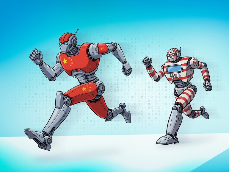 China is looking at using AI advantages in a production sense, as opposed to America’s aim of using the technology to become a superpower.