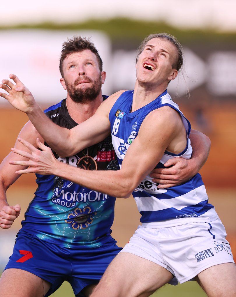 Lachlan Blakiston (right).