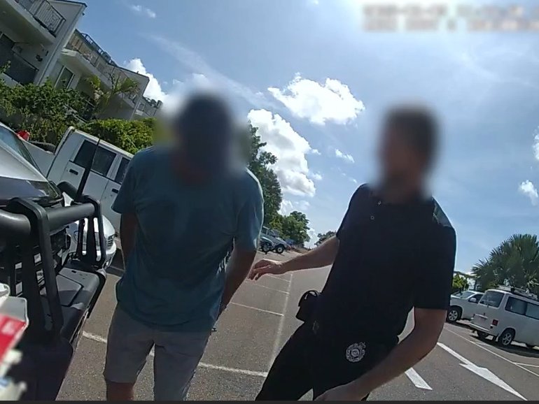 A man was arrested in Darwin for allegedly directing child abuse.