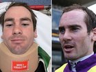 Jockey Tyler Schiller was taken to hospital after he was thrown from his mount at Canterbury Park.
