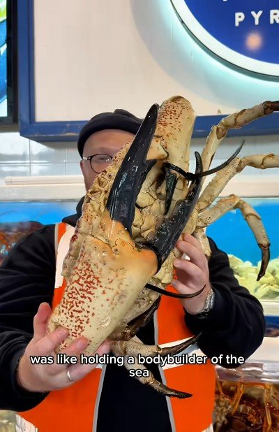 The food influencer outraged viewers with the video of him eating the $2000 crab.